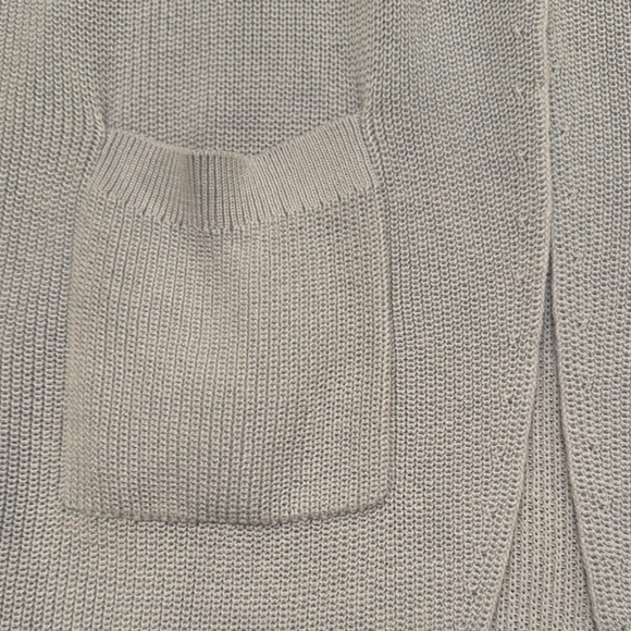 NWOT Light Blue Long Cardigan Sweater - Picture 4 of 6